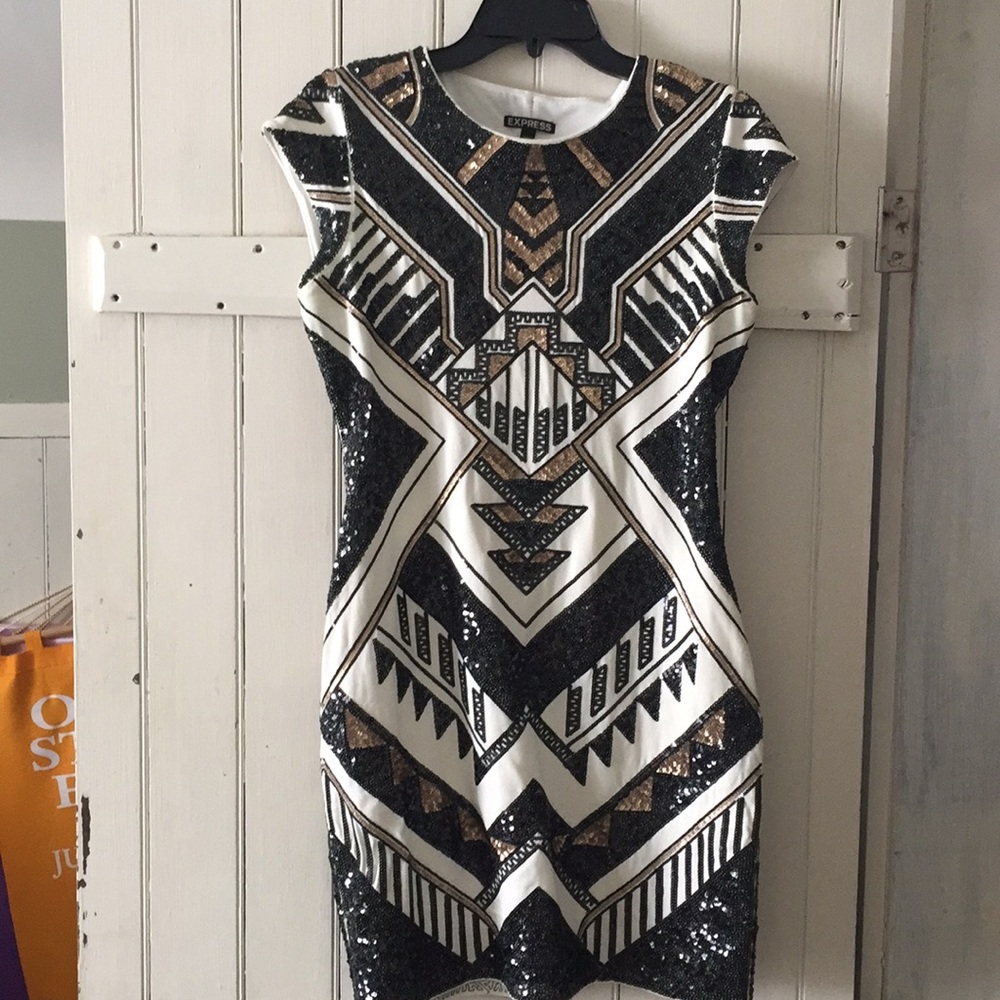 Express Sequin Dress